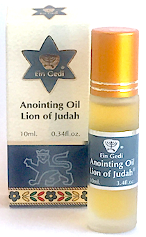 Елей помазания из Израиля с ароматом "Лев Иудин" (объем 10 мл) (очень ароматный, возможно использование вместо парфюма), шариковый дозатор