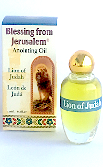 Елей помазания из Израиля с ароматом Лев Иудин (малая колба, 12 мл) (очень ароматный, возможно использование вместо парфюма)