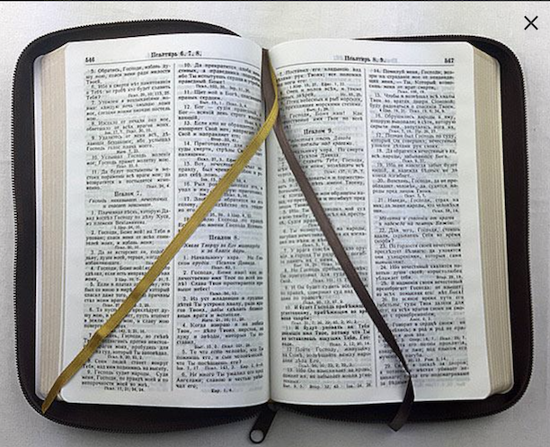 Библия Геце "с оливковой ветвью" 063z формат  (145*215 мм), чуть больше среднего  (прошитая), цвет черный, переплет из искусственной кожи на молнии, золотые страницы, закладка, код 11651