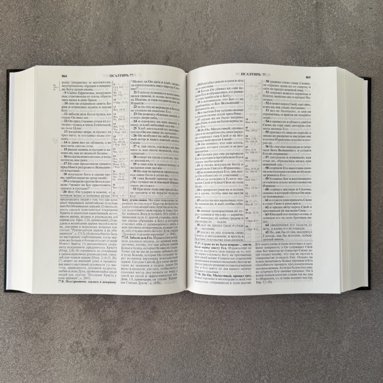 Библия с комментариями "Полноценная жизнь" 065, код 25065-1, твердый переплет, две закладки, цвет черный, цветные карты