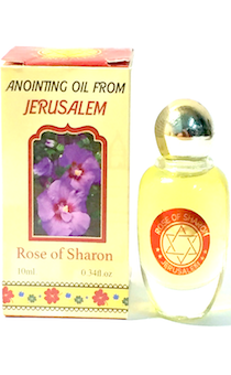 Елей помазания из Израиля с ароматом Роза Шарон (малая колба, 10 мл) (очень ароматный, возможно использование вместо парфюма)