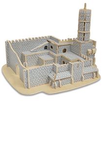 Пазл объемный (3Д) деревянный макет "Башня Давида"