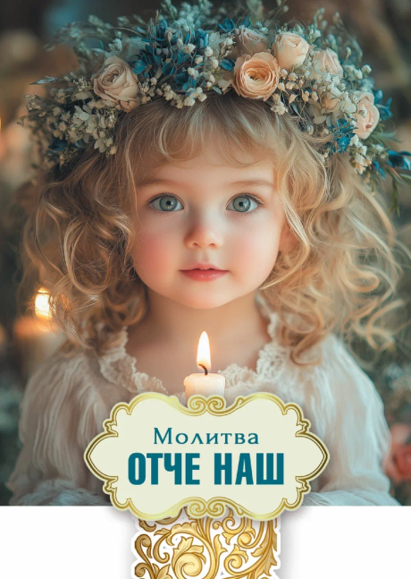 Открытка малая Молитва "Отче Наш" код 192934