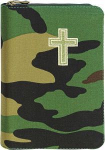 БИБЛИЯ 045zCAM («камуфляжный» переплет с молнией, средний формат, 120*165 мм), код 1177