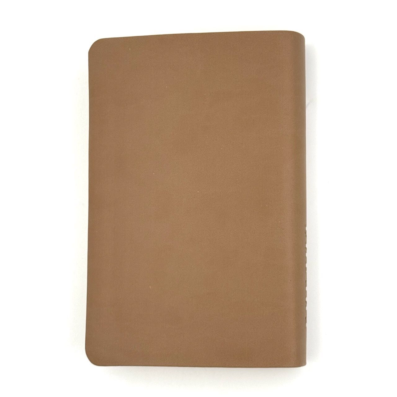 Дисконт №1. Небольшая цапарпина на обложке в правом верхнем углу. Библия 048 код 25048-39 дизайн "термо штамп терновый венец", переплет из искусственной кожи, цвет серо-бежевый, формат 125*195 мм,