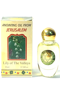 Елей помазания из Израиля с ароматом Лилия Долин (малая колба, 10 мл) (очень ароматный, возможно использование вместо парфюма)