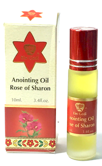 Елей помазания из Израиля с ароматом "Роза Шарон" (объем 10 мл) (очень ароматный, возможно использование вместо парфюма), шариковый дозатор