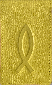 Визитница, подходит для банковских и скидочных карт  (натуральная кожа),  термо штамп РЫБКА, можно использовать для банковских карт и проездных,  размер 11,7*6,7 см, цвет желтый