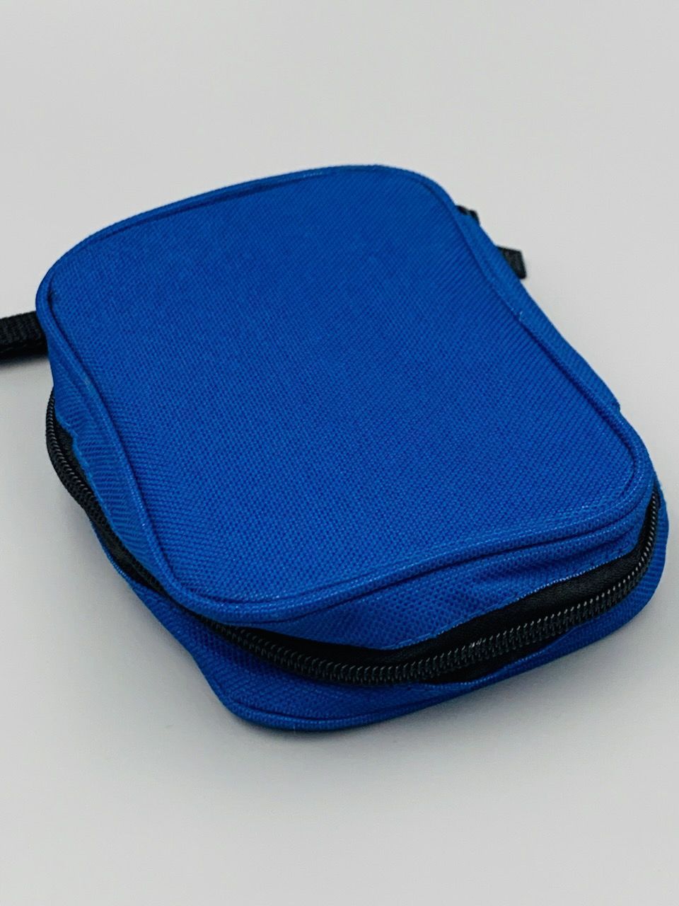 Чехол-сумка на молнии для библии из гидронейлона "Рыбка" цвет синий, размер 15*11 см.  Для библии 030-035 формата (10на 15 см)