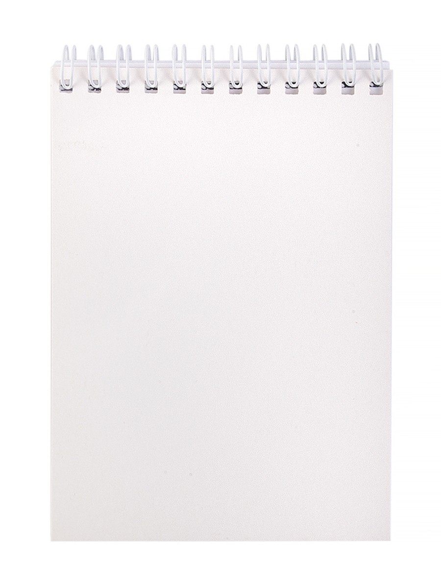 Блокнот А6 (10*15 см) на пружине, внутренний блок белые листы, 50 листов «Радуйтесь и веселитесь, ибо велика ваша награда на небесах» Мат 5:12