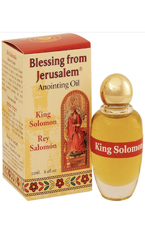 Елей помазания из Израиля с ароматом Царь Соломон (малая колба, 12 мл) (очень ароматный, возможно использование вместо парфюма)