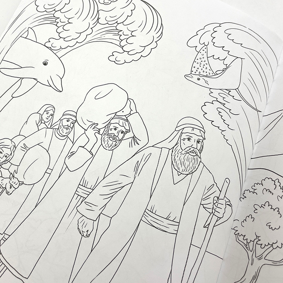 Библейские истории в раскрасках. Ветхий Завет. Для детей 0+