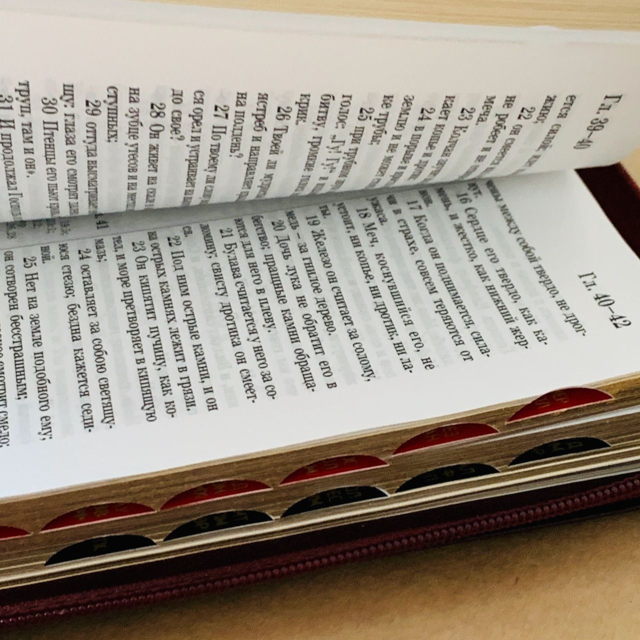 Библия 077zti формат, переплет из натуральной кожи на молнии с индексами, надпись золотом "Библия", цвет бордо металлик, золотой срез, большой формат, 180*260 мм, цветные карты, крупный шрифт