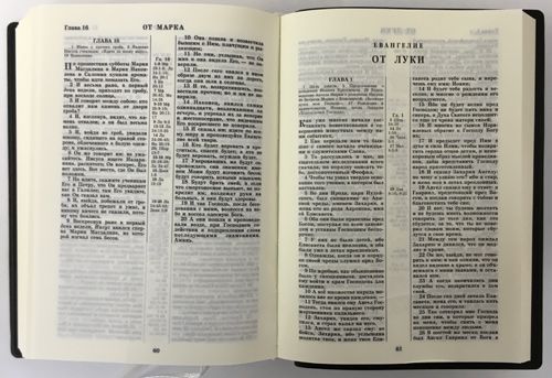 Библия 043  (средний формат, твердый переплет, надпись библия, кремовая бумага, закладка, формат 120*165 мм, синодальный перевод), код 1239