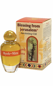 Елей помазания из Израиля с ароматом Мирра (объем 12 мл) (очень ароматный, возможно использование вместо парфюма)