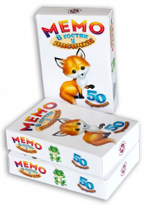 Развивающая игра для малышей (для детей 5+) "В гостях у лисички" (50 карточек)