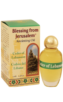 Елей помазания из Израиля с ароматом Кедр Ливанский (малая колба, 12 мл) (очень ароматный, возможно использование вместо парфюма)